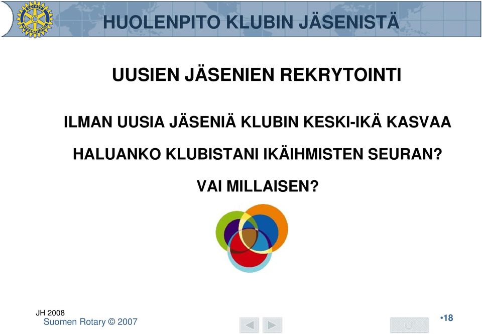 KESKI-IKÄ KASVAA HALUANKO
