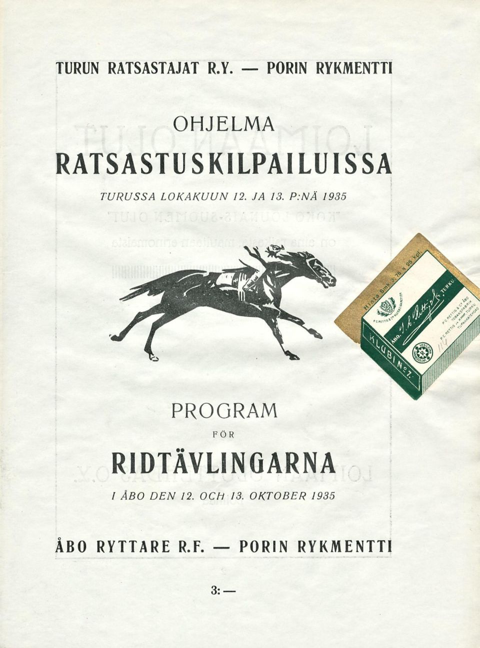 TURUSSA LOKAKUUN 12. JA 13.