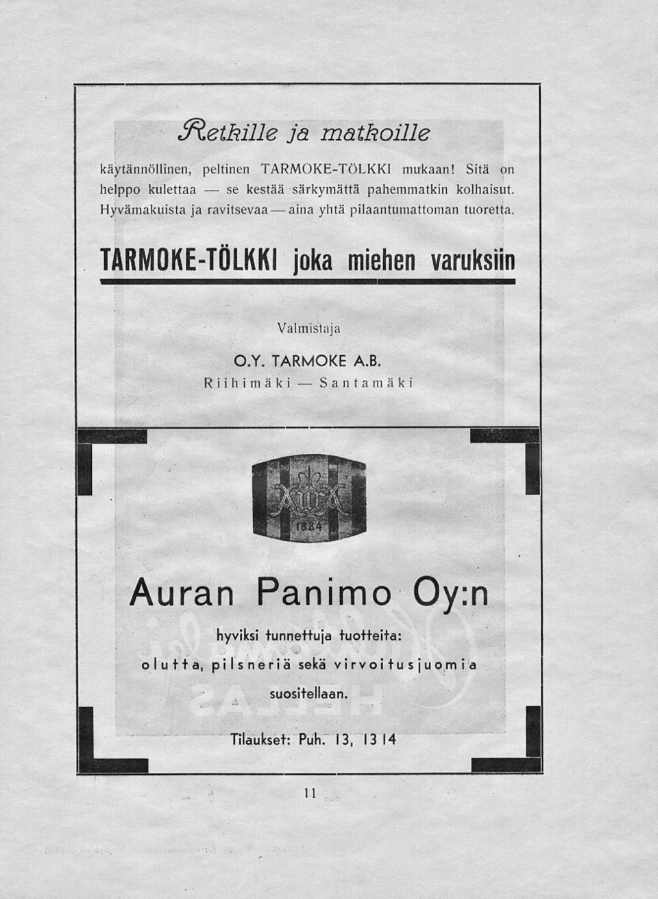 Hyvämakuista ja ravitsevaa aina yhtä pilaantumattoman tuoretta.