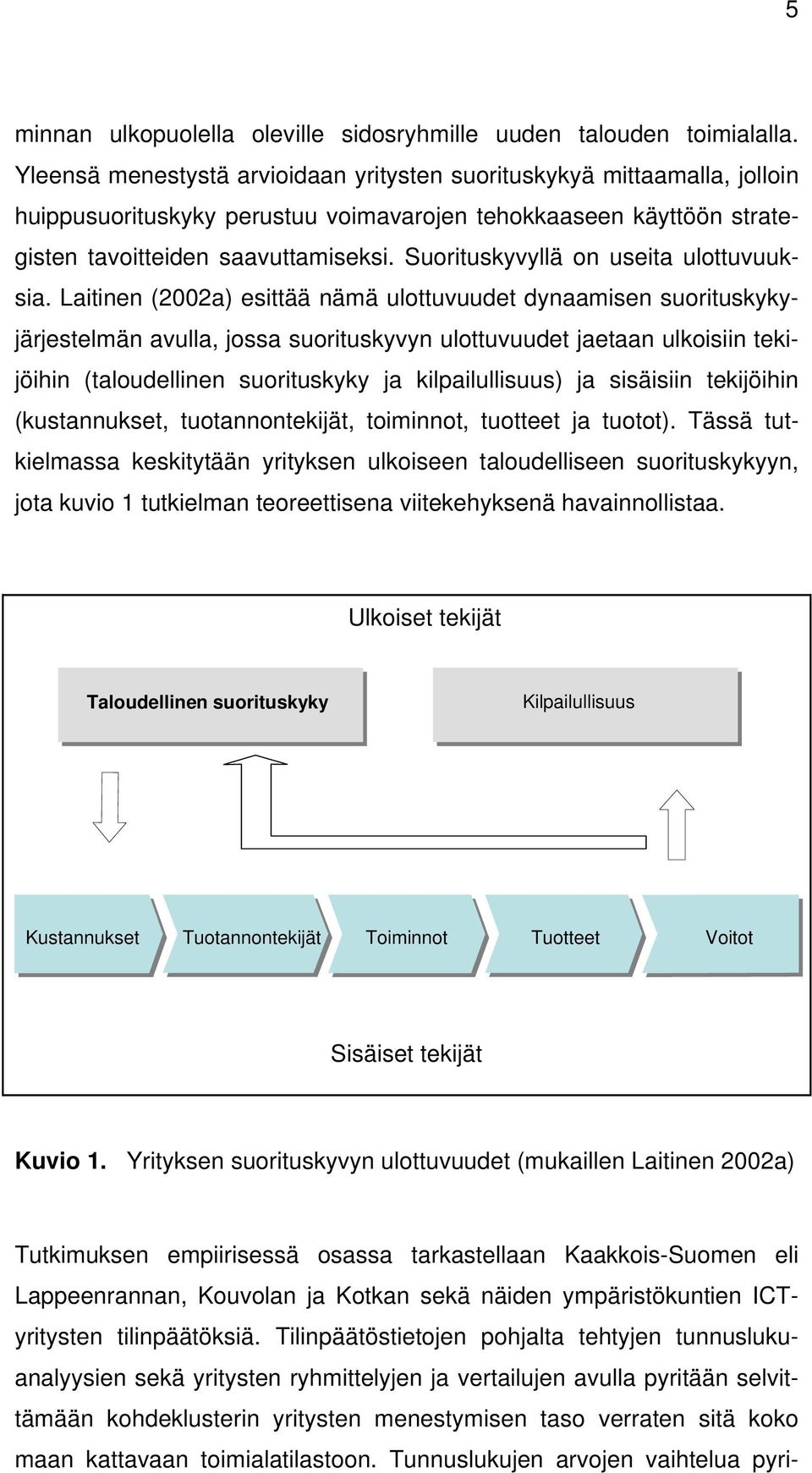 Suorituskyvyllä on useita ulottuvuuksia.