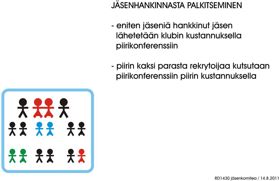 piirikonferenssiin - piirin kaksi parasta