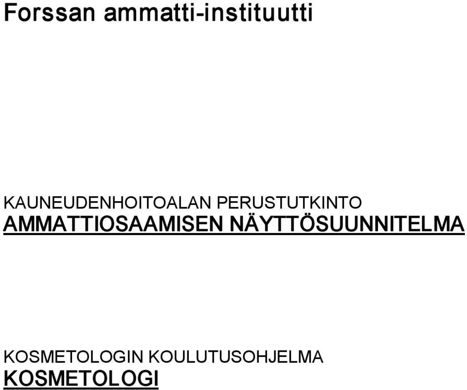 AMMATTIOSAAMISEN