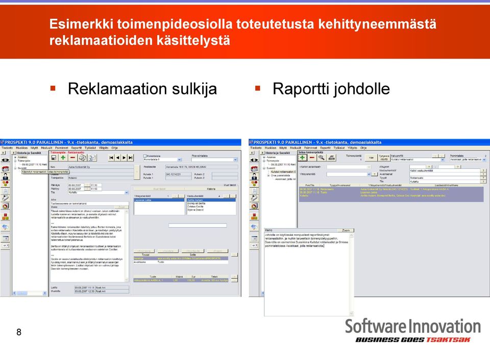 reklamaatioiden käsittelystä