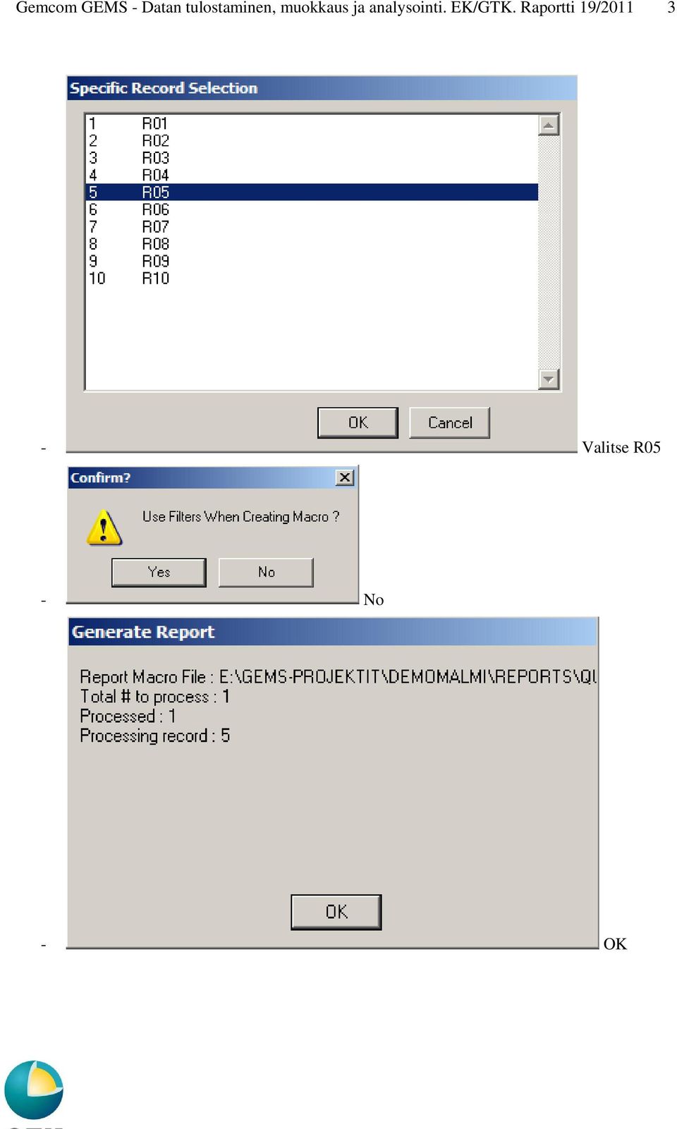 analysointi. EK/GTK.