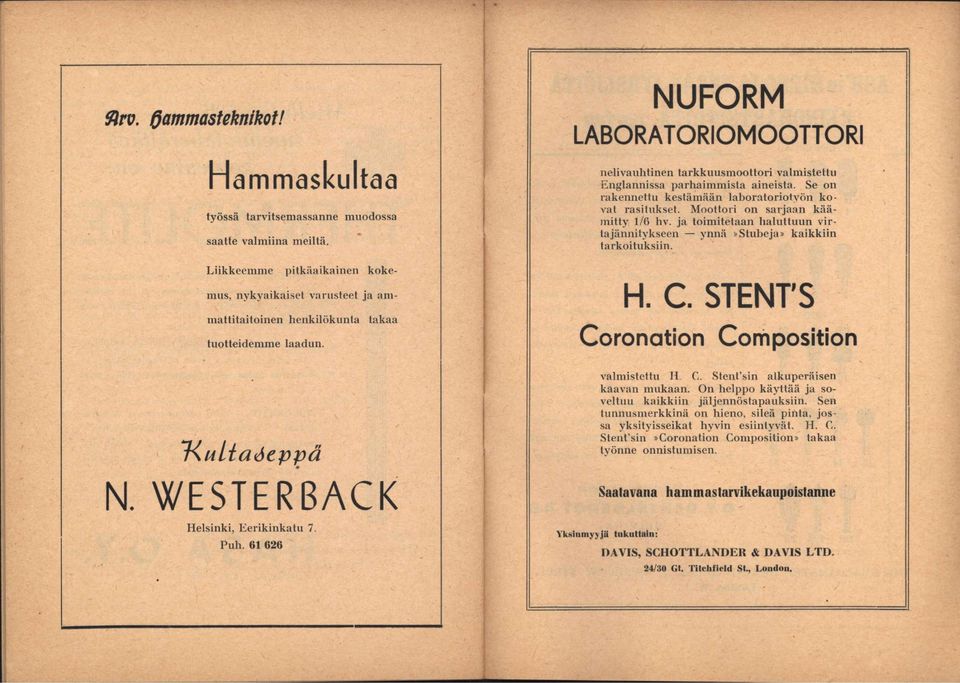 NUFORM LABORATORIOMOOTTORI nelivaiihtinen tarkkuusmoottori valmistettu Englannissa parhaimmista aineista. Se on rakennettu kestämään lahoratoriotyön kovat rasitukset.