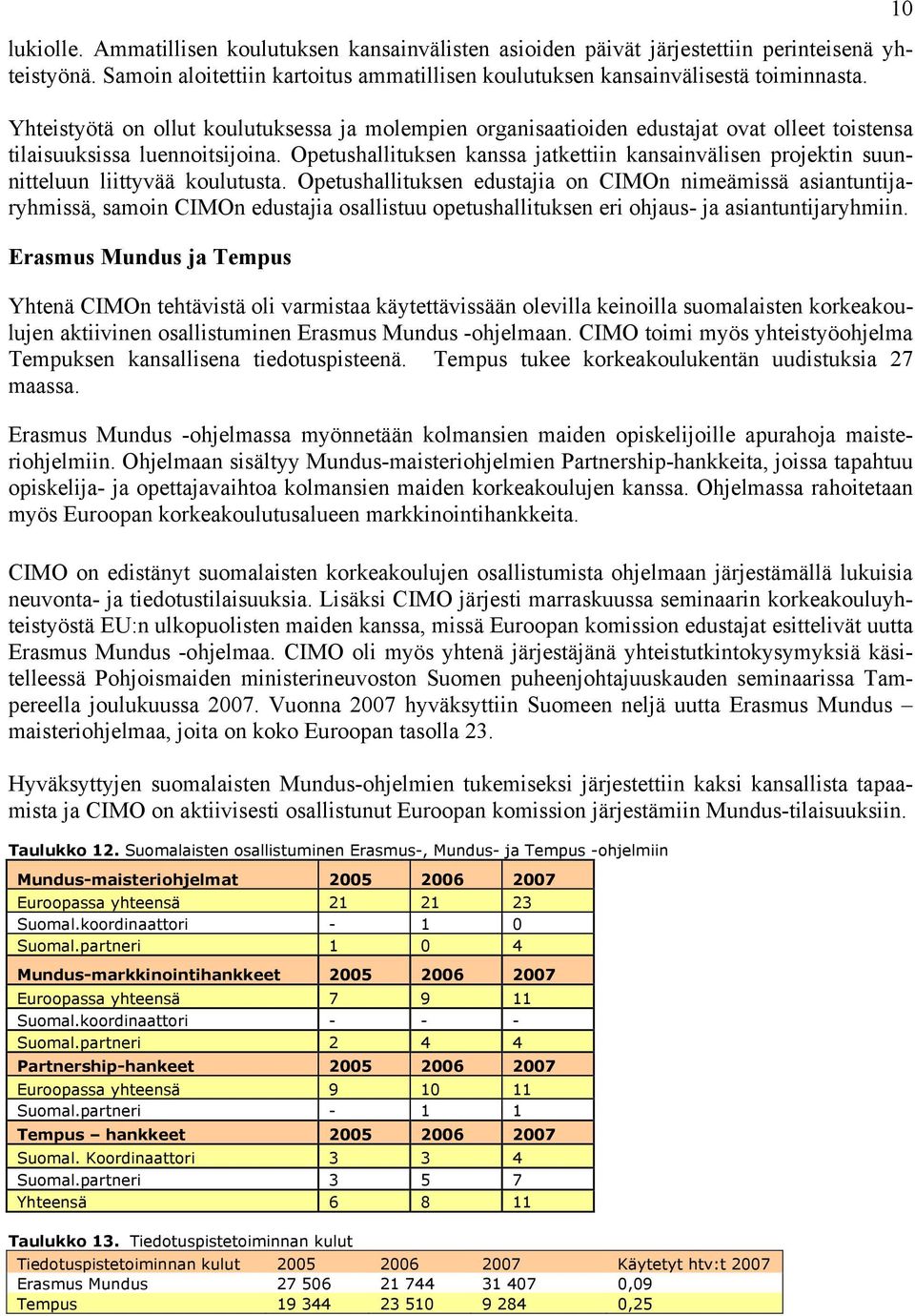 Opetushallituksen kanssa jatkettiin kansainvälisen projektin suunnitteluun liittyvää koulutusta.