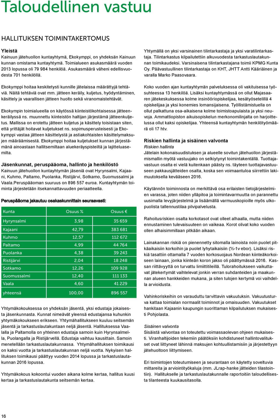 Näitä tehtäviä ovat mm. jätteen keräily, kuljetus, hyödyntäminen, käsittely ja vaarallisen jätteen huolto sekä viranomaistehtävät.