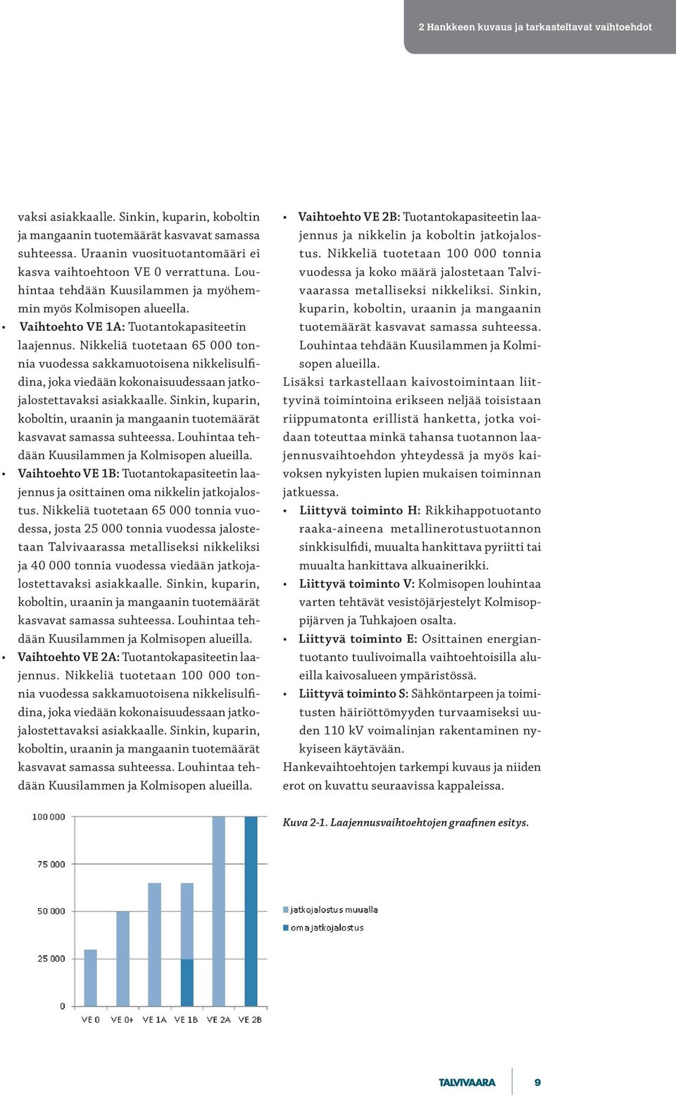 Nikkeliä tuotetaan 65 000 tonnia vuodessa sakkamuotoisena nikkelisulfidina, joka viedään kokonaisuudessaan jatkojalostettavaksi asiakkaalle.