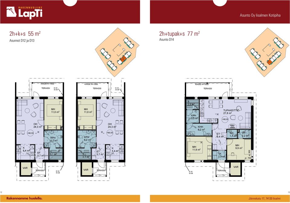 24,3 m2 P pv 3,7 m2 3,1 m2 3,1 m2 pv 3,7 m2 3,1 m2 P 24,3 m2 J pv 3,7 m2 5,4 m2 P 24,3 m2 J 5,4 m2 3,3 m2 11,9 m2 P J HH 3,3 m2