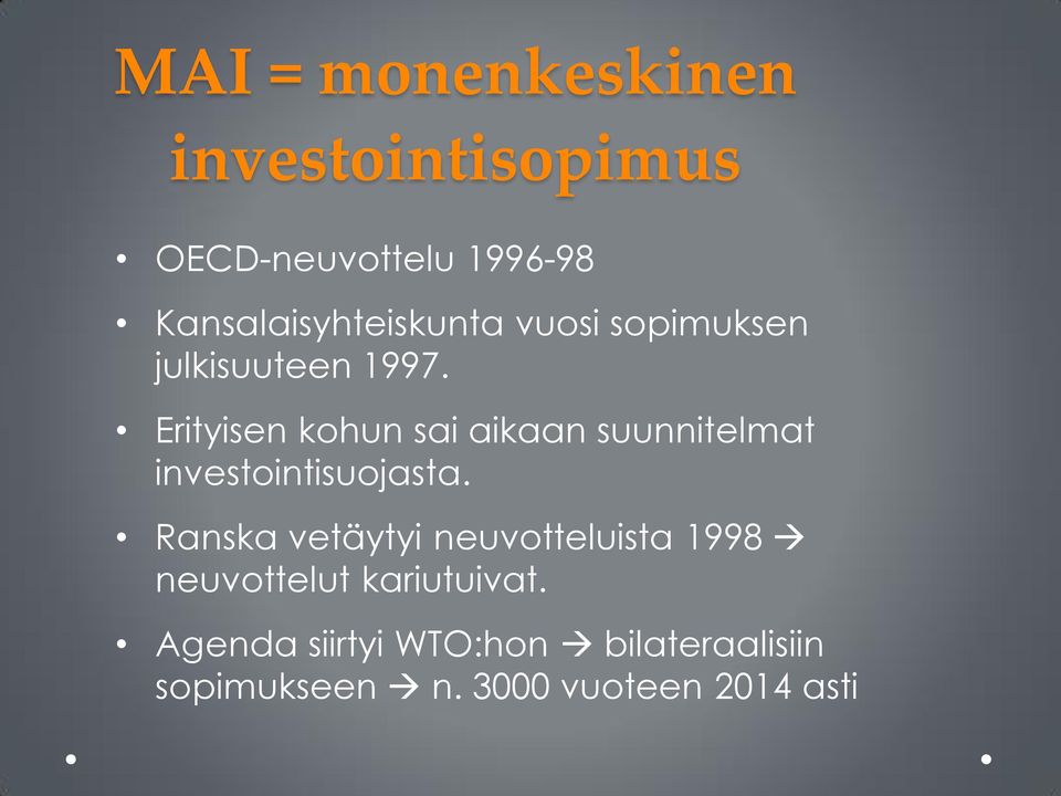 Erityisen khun sai aikaan suunnitelmat investintisujasta.