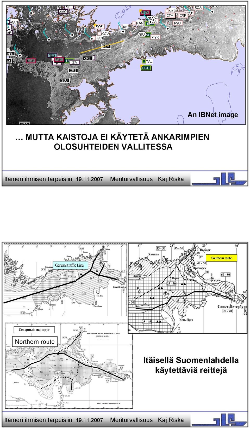 traffic Line Southern route Северный маршрут