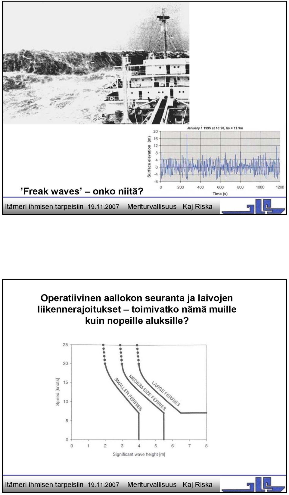 ja laivojen liikennerajoitukset