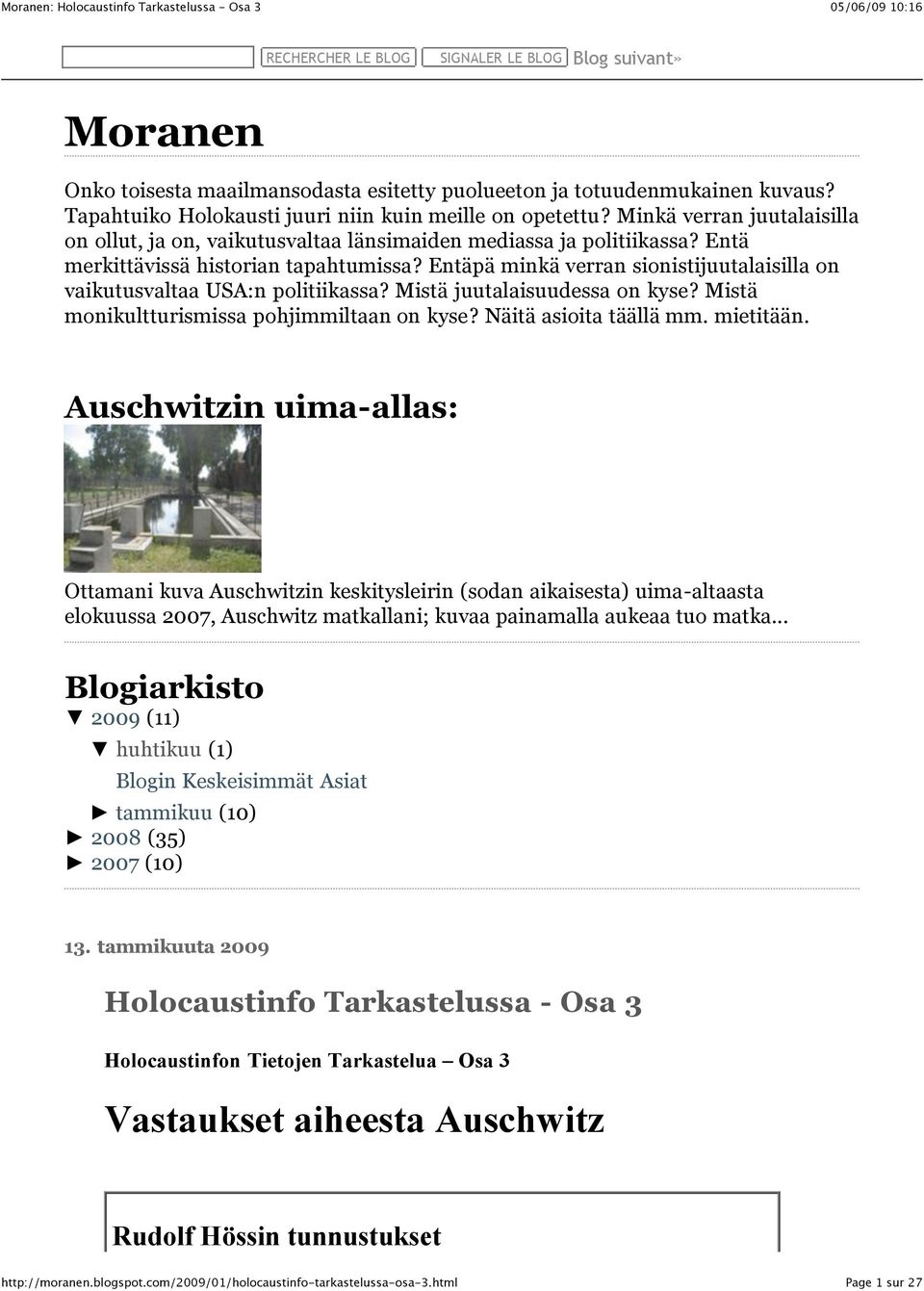 Entäpä minkä verran sionistijuutalaisilla on vaikutusvaltaa USA:n politiikassa? Mistä juutalaisuudessa on kyse? Mistä monikultturismissa pohjimmiltaan on kyse? Näitä asioita täällä mm. mietitään.