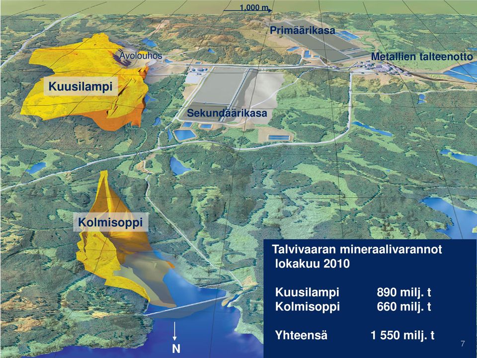 Talvivaaran mineraalivarannot lokakuu 2010