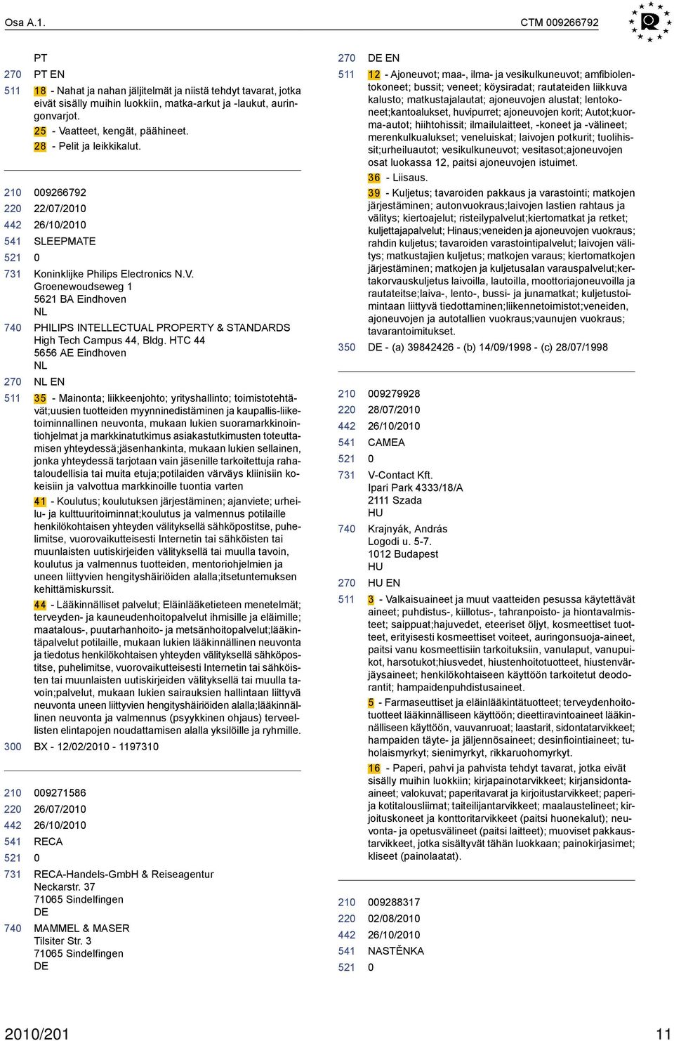 HTC 44 5656 AE Eindhoven NL NL EN 35 - Mainonta; liikkeenjohto; yrityshallinto; toimistotehtävät;uusien tuotteiden myynninedistäminen ja kaupallis-liiketoiminnallinen neuvonta, mukaan lukien