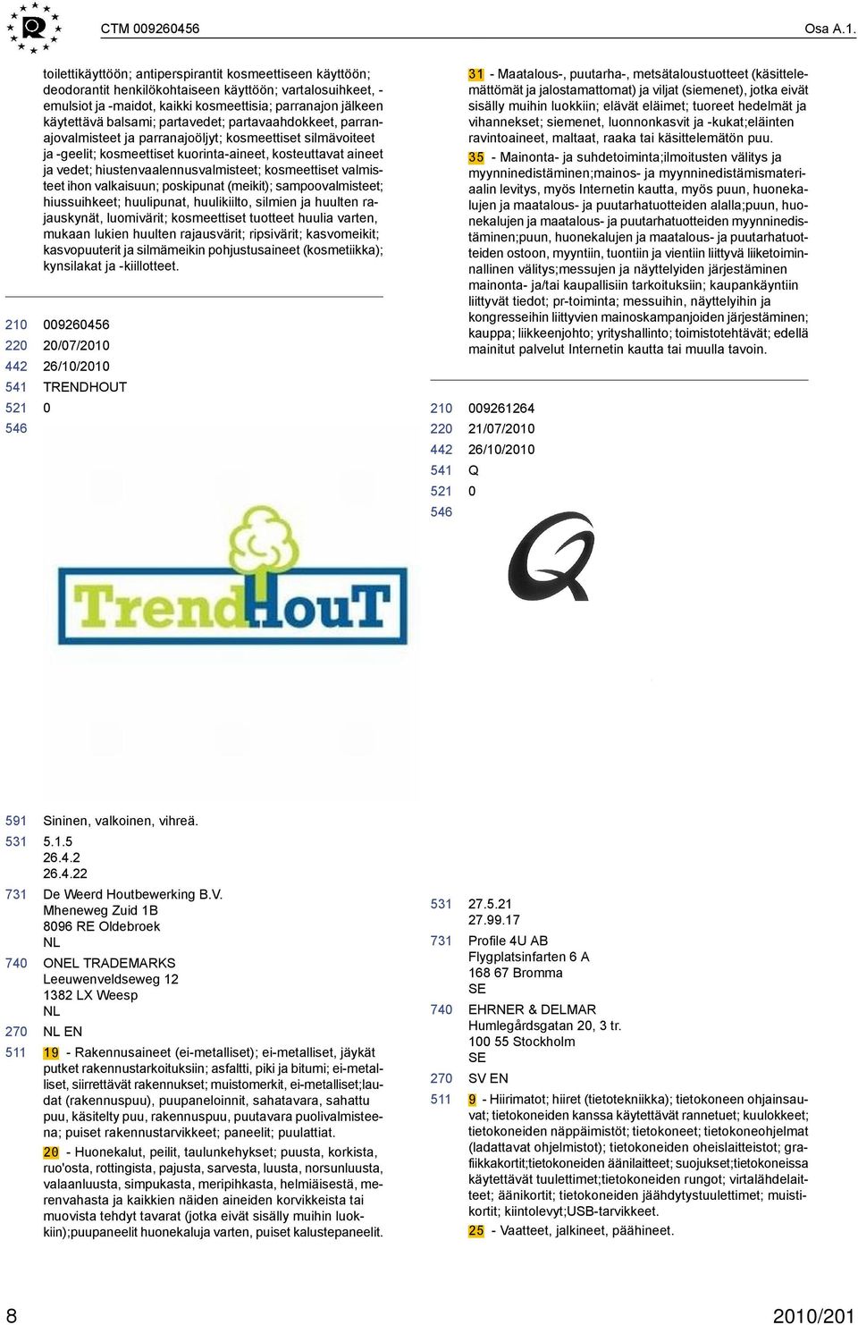 balsami; partavedet; partavaahdokkeet, parranajovalmisteet ja parranajoöljyt; kosmeettiset silmävoiteet ja -geelit; kosmeettiset kuorinta-aineet, kosteuttavat aineet ja vedet;