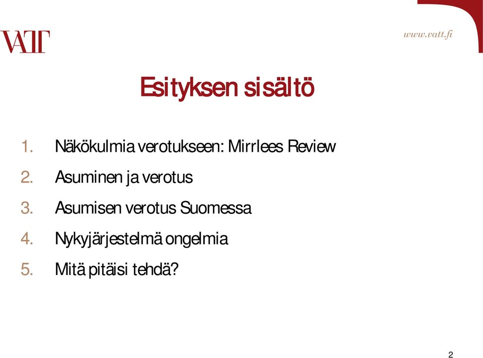 Asuminen ja verotus 3.