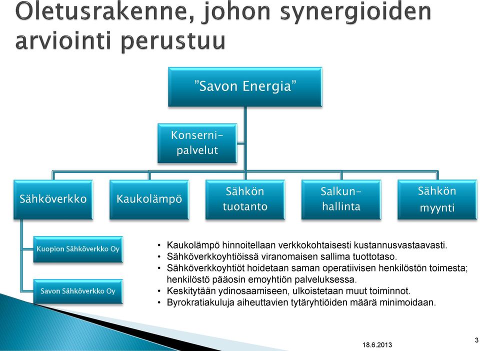 Sähköverkkoyhtiöissä viranomaisen sallima tuottotaso.