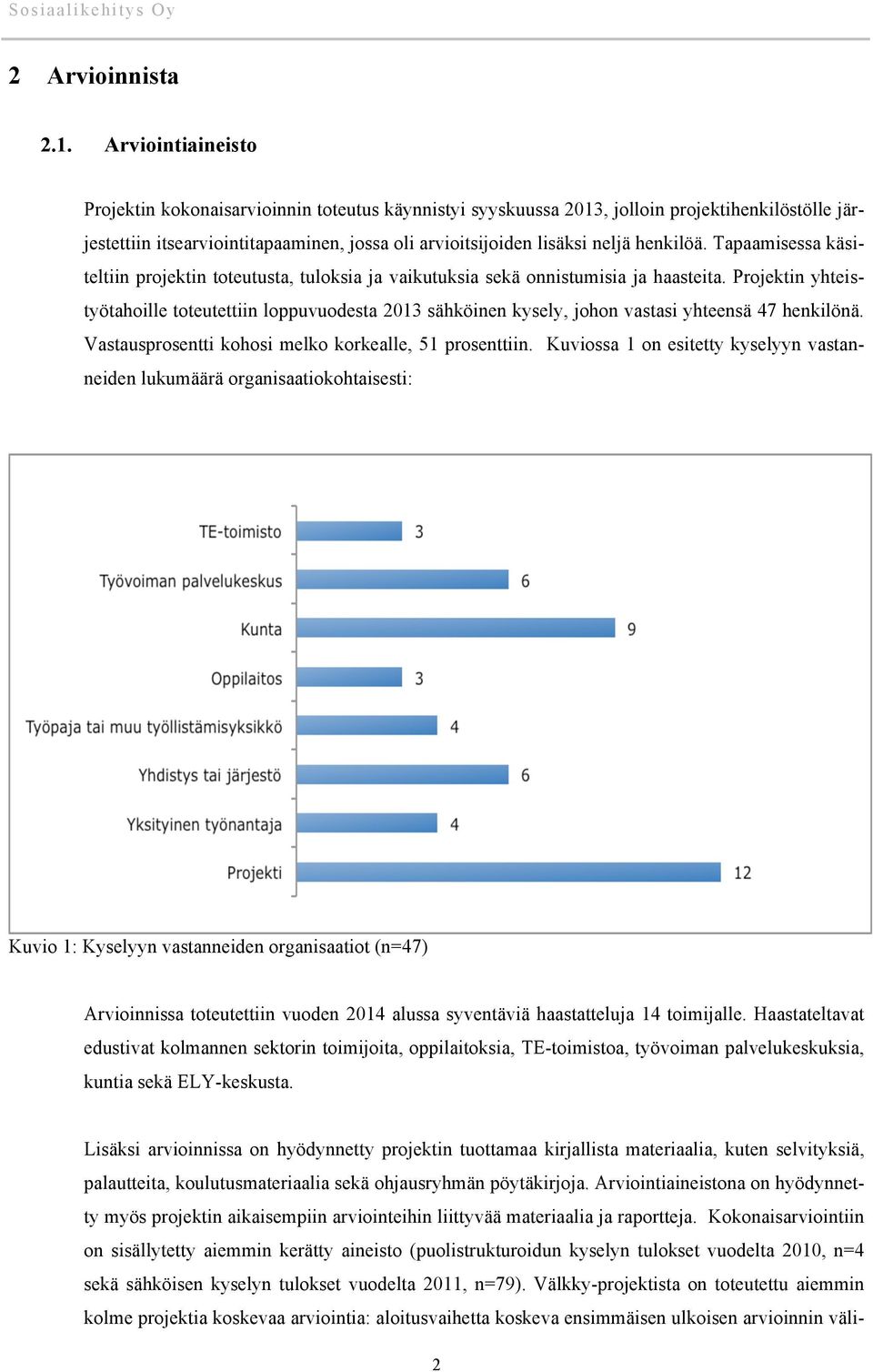 henkilöä. Tapaamisessa käsiteltiin projektin toteutusta, tuloksia ja vaikutuksia sekä onnistumisia ja haasteita.