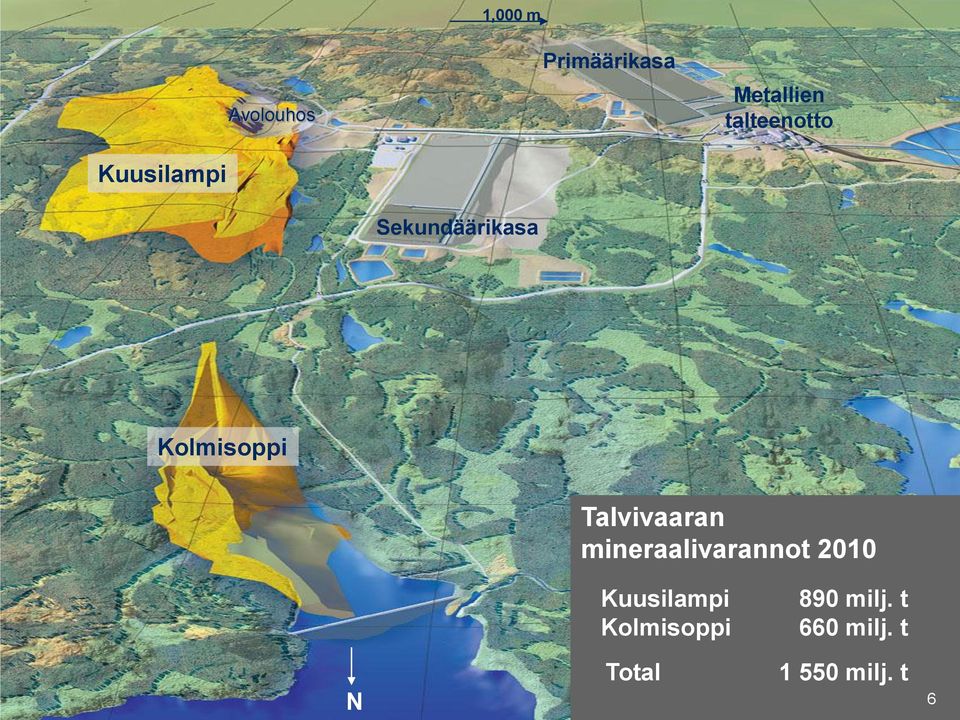 Talvivaaran mineraalivarannot 2010 Kuusilampi