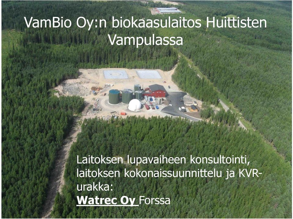 lupavaiheen konsultointi, laitoksen