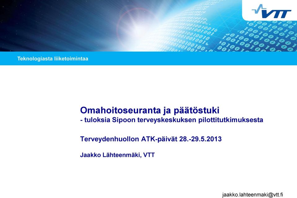 Terveydenhuollon ATK-päivät 28.-29.5.