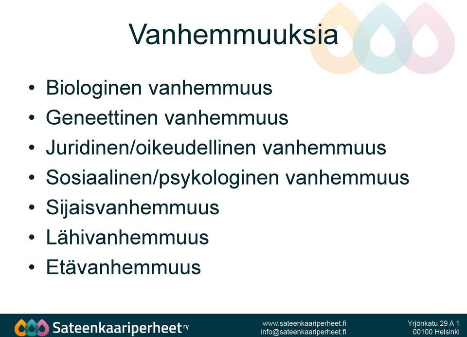 Juridinen/oikeudellinen vanhemmuus