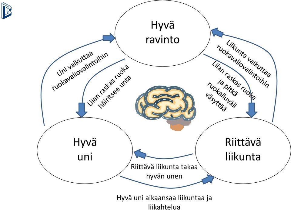 unen Riittävä liikunta Hyvä