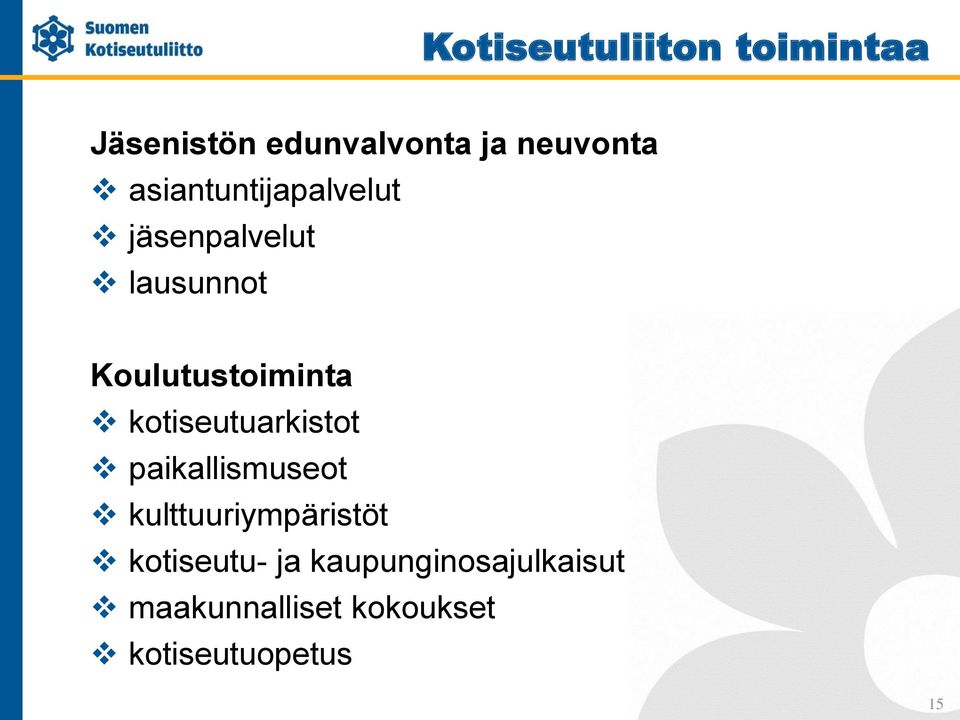 kotiseutuarkistot paikallismuseot kulttuuriympäristöt kotiseutu-