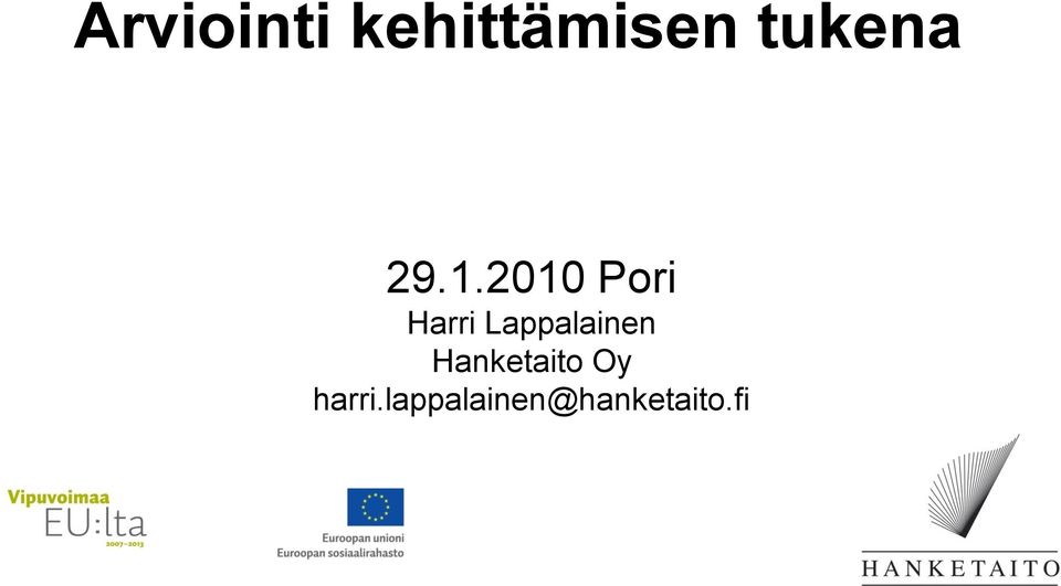 2010 Pori Harri