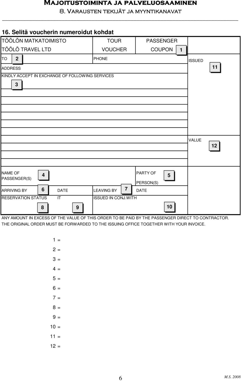 5 RESERVATION STATUS IT ISSUED IN CONJ.