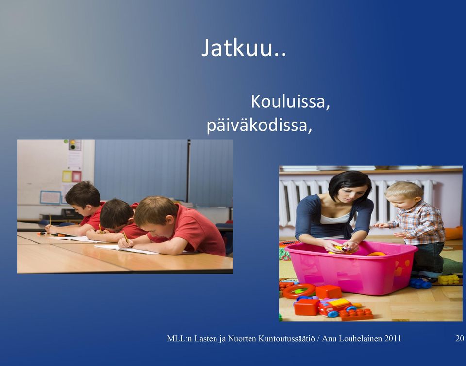 päiväkodissa, MLL:n
