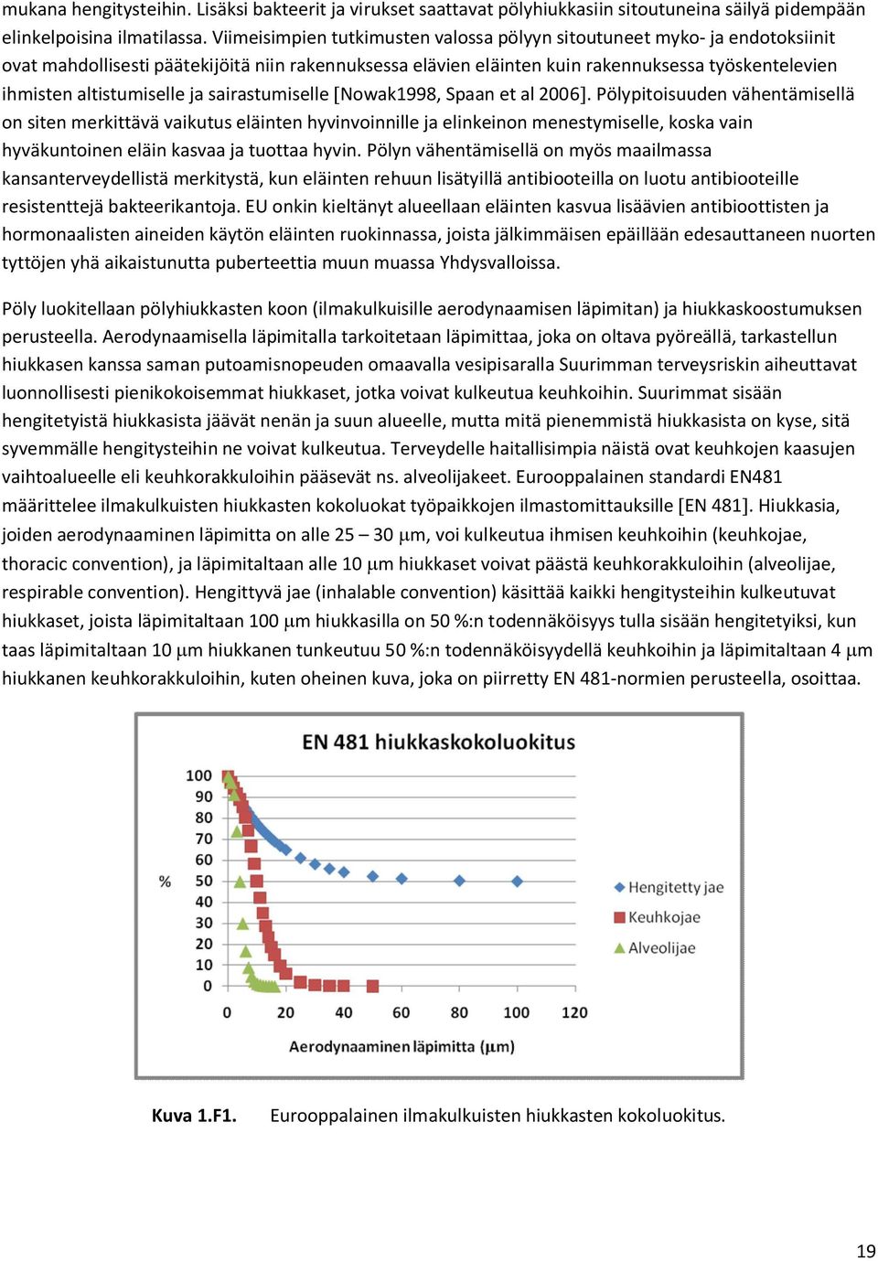 altistumiselle ja sairastumiselle [Nowak1998, Spaan et al 2006].