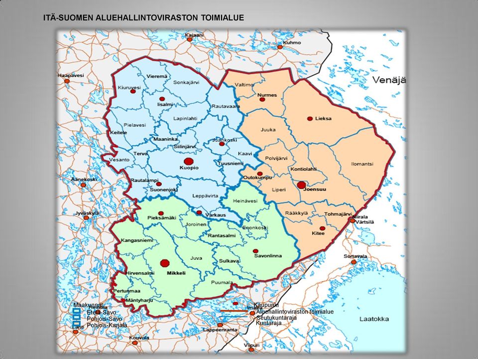 Pohjois-Savo Pohjois-Karjala Kaupunki