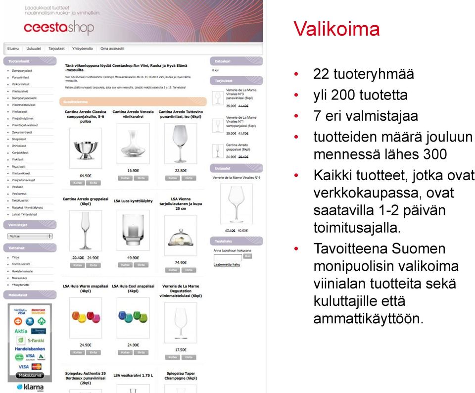 verkkokaupassa, ovat saatavilla 1-2 päivän toimitusajalla.