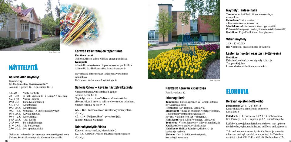 2013 Irja Nummela, pääsiäismunia ja ikoneita NÄYTTELYITÄ kuva: KuumArt ry.