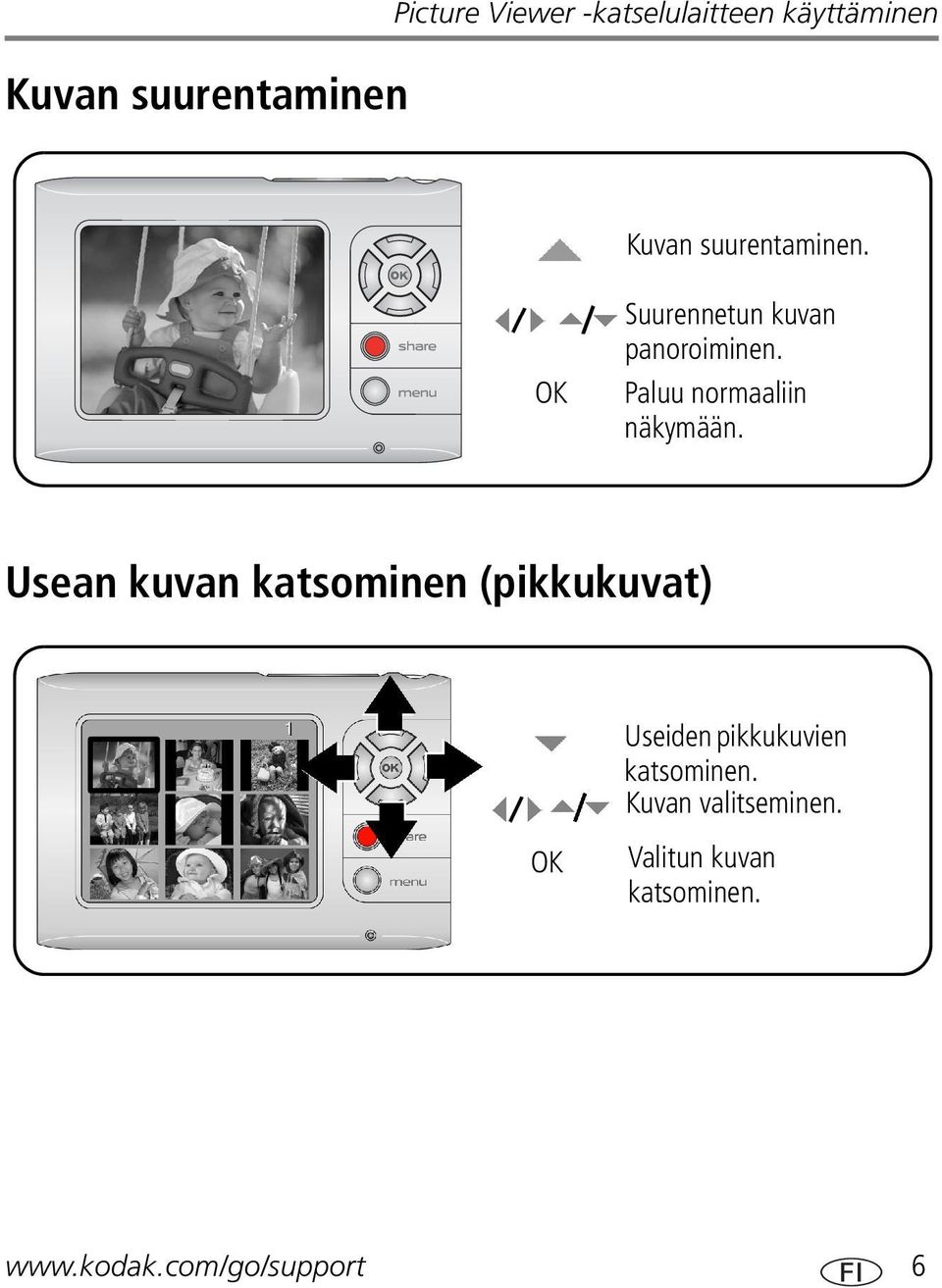 Paluu normaaliin näkymään.