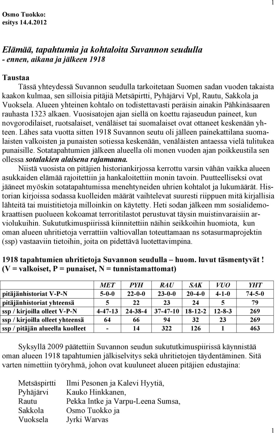 silloisia pitäjiä Metsäpirtti, Pyhäjärvi Vpl, Rautu, Sakkola ja Vuoksela. Alueen yhteinen kohtalo on todistettavasti peräisin ainakin Pähkinäsaaren rauhasta 1323 alkaen.