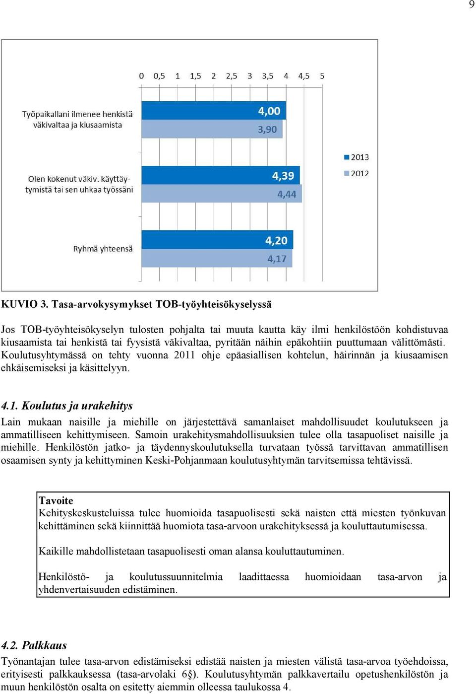 näihin epäkohtiin puuttumaan välittömästi. Koulutusyhtymässä on tehty vuonna 2011