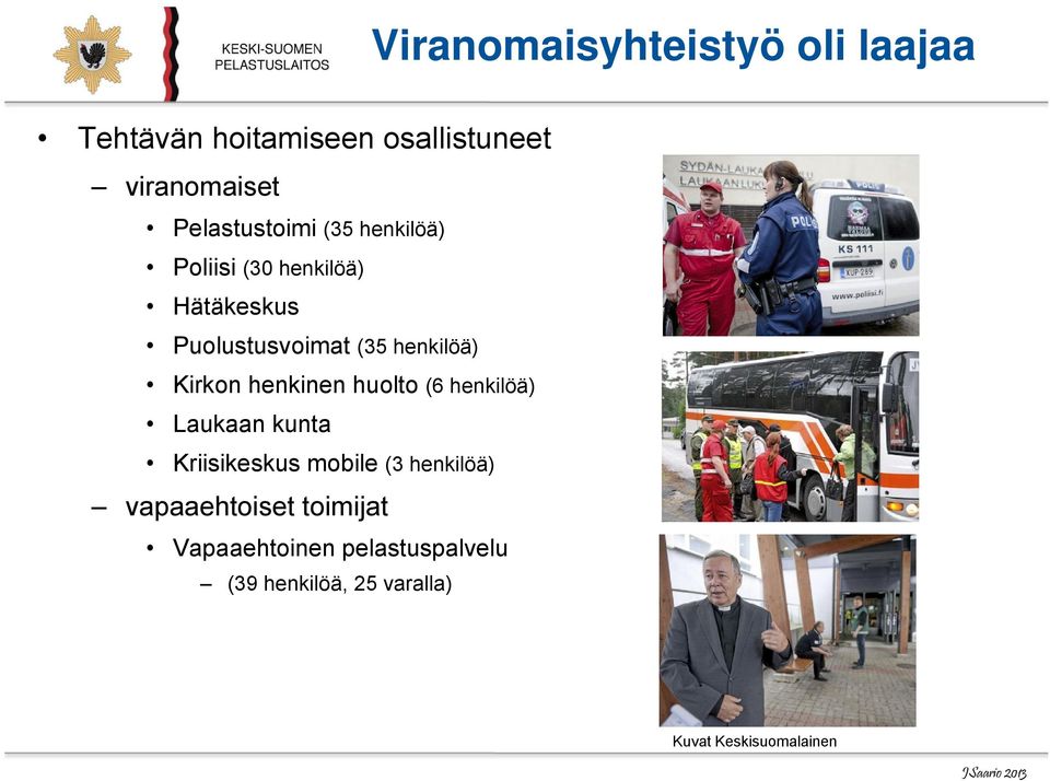henkilöä) Kirkon henkinen huolto ( henkilöä) Laukaan kunta Kriisikeskus mobile (