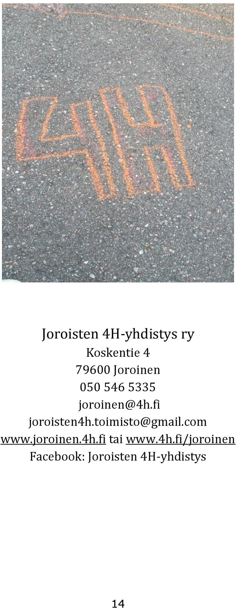 fi joroisten4h.toimisto@gmail.com www.joroinen.