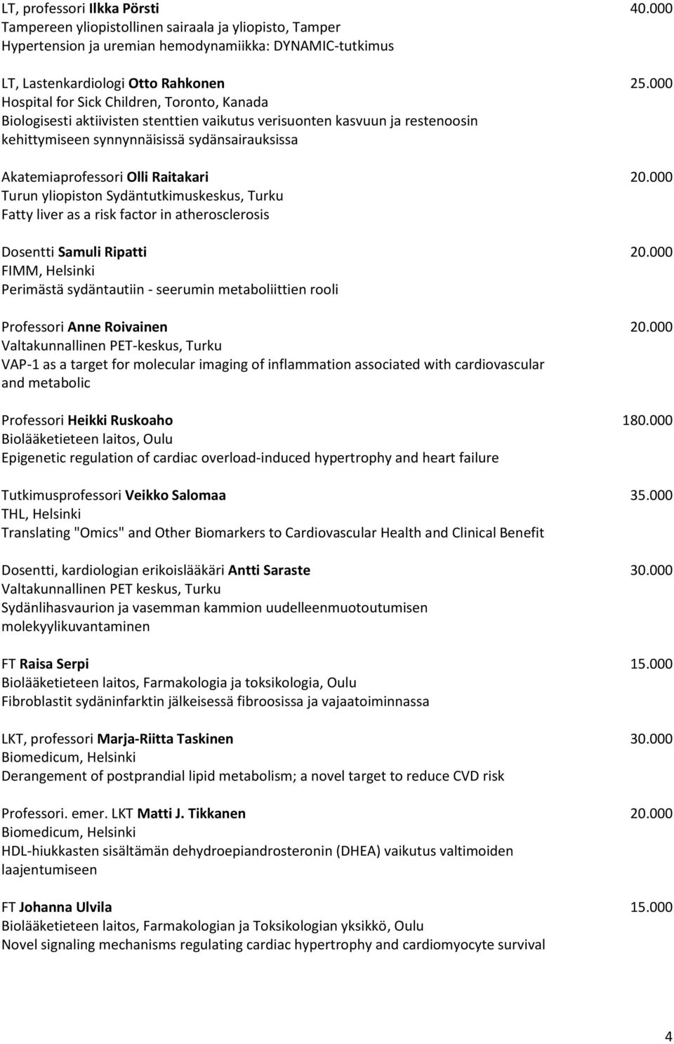Raitakari 20.000 Turun yliopiston Sydäntutkimuskeskus, Turku Fatty liver as a risk factor in atherosclerosis Dosentti Samuli Ripatti 20.