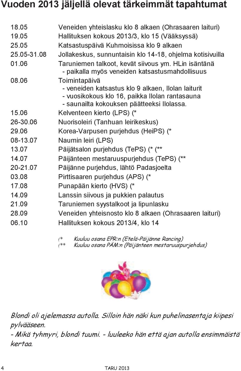 HLin isäntänä - paikalla myös veneiden katsastusmahdollisuus 08.