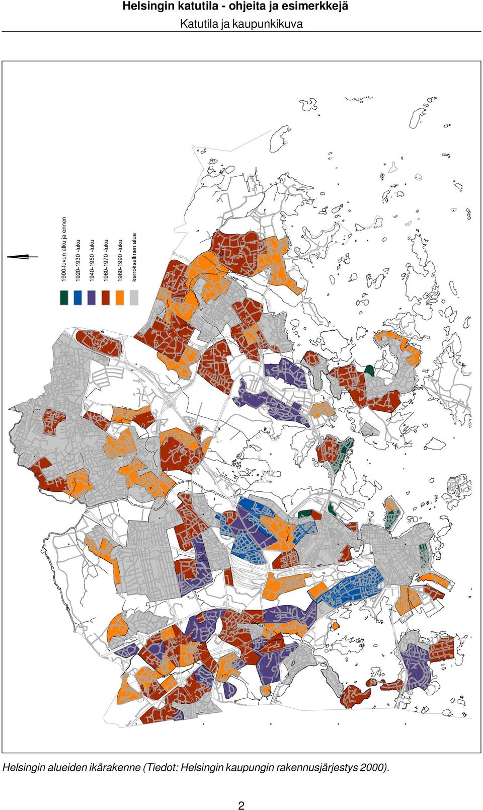 kerroksellinen alue Helsingin alueiden