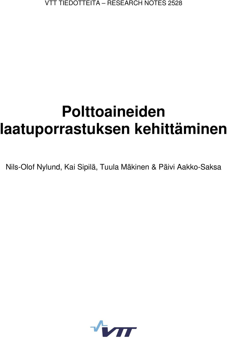 kehittäminen Nils-Olof Nylund, Kai