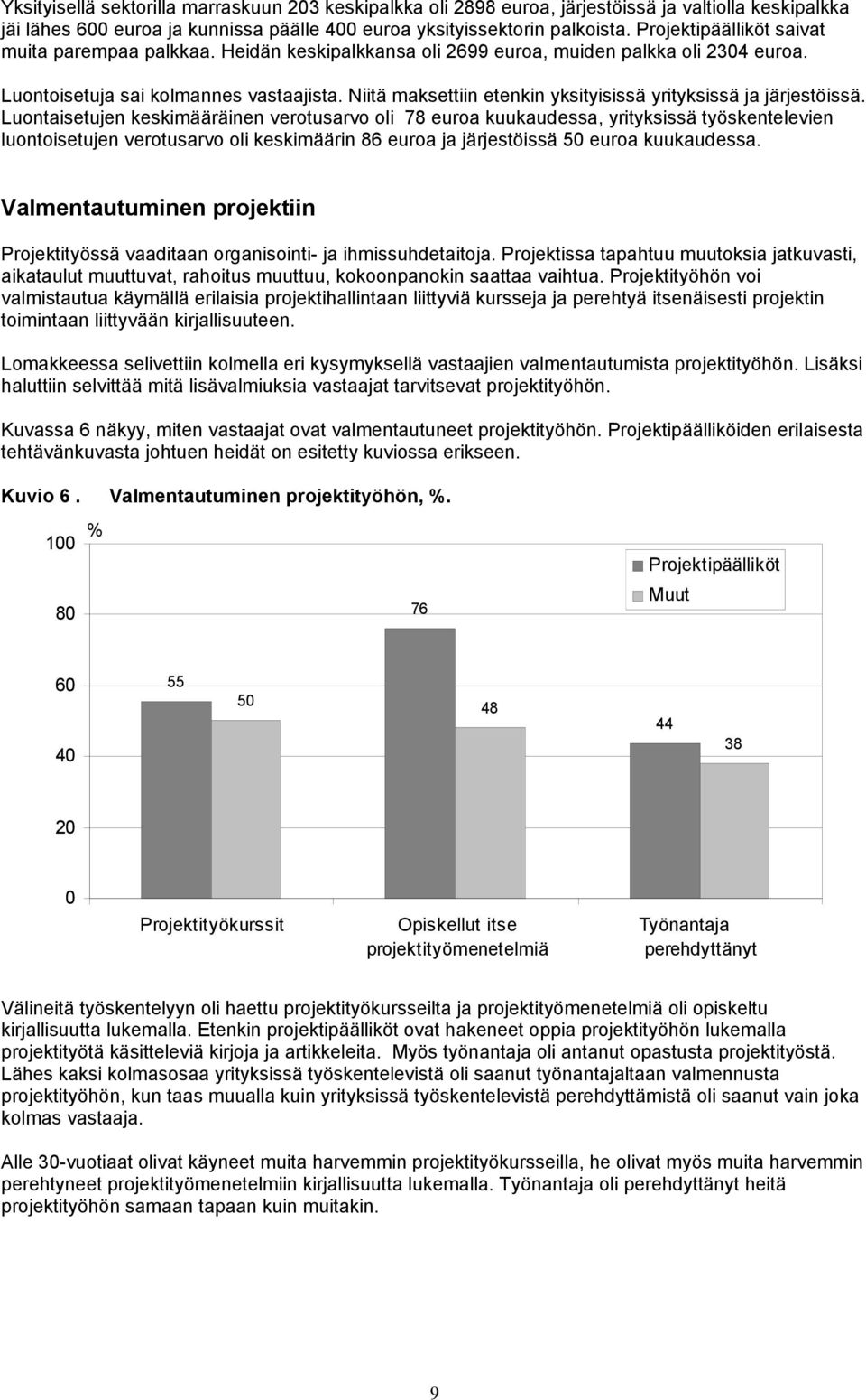 Niitä maksettiin etenkin yksityisissä yrityksissä ja järjestöissä.