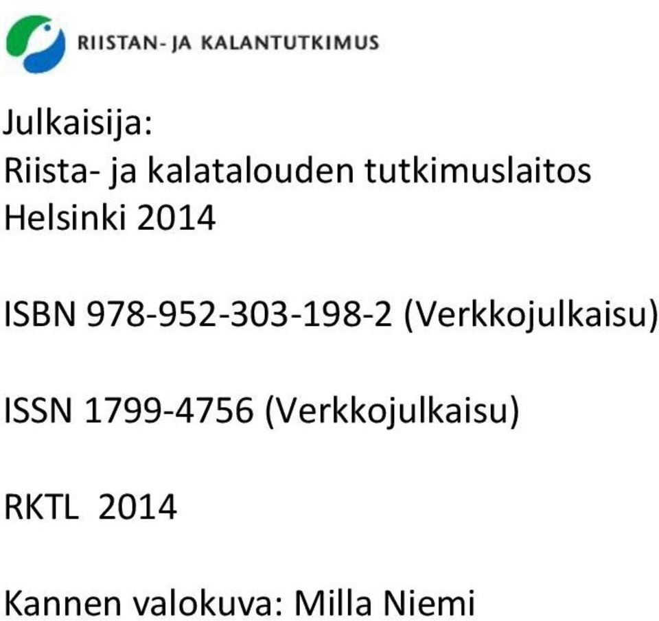 978-952-303-198-2 (Verkkojulkaisu) ISSN