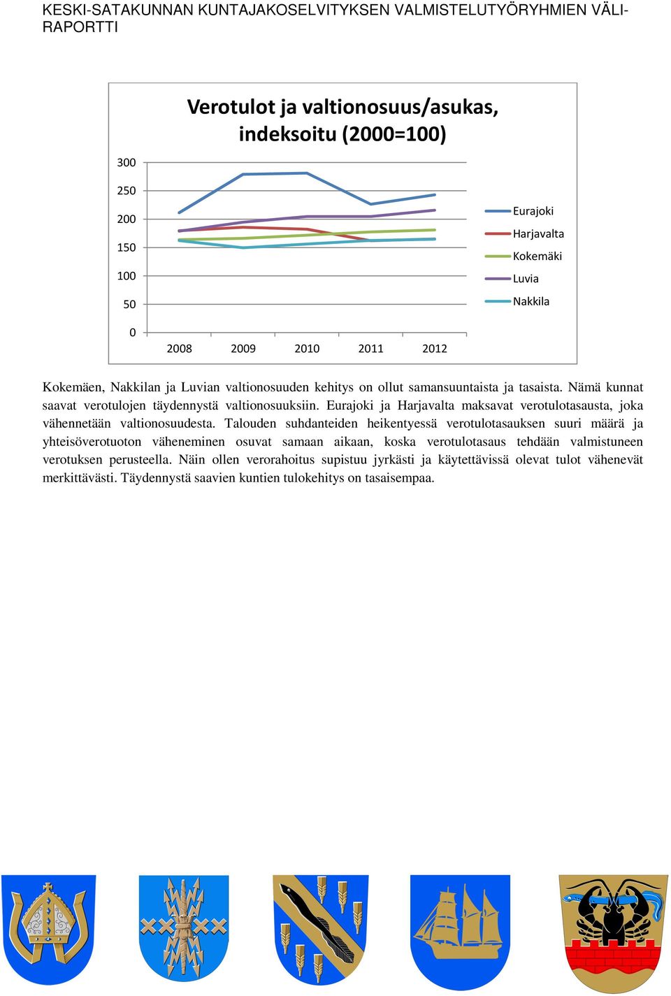 Eurajoki ja Harjavalta maksavat verotulotasausta, joka vähennetään valtionosuudesta.