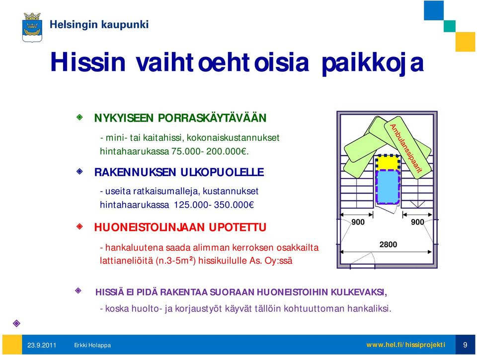 000 HUONEISTOLINJAAN UPOTETTU 900 900 - hankaluutena saada alimman kerroksen osakkailta lattianeliöitä (n.