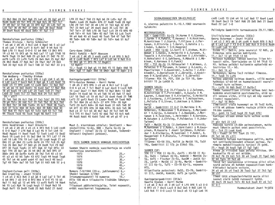 Dd7 9 h4 Re6 10 Dg4 Lf8 11 Ree2 0-0-0 12 b4 Rh6 13 Dh3 RfS 14 e3 hs ls Df3 g6 16 Rd3 Le7 17 LgS Tfd8 18 Ref4 Thg8 19 De2 Rd8 20 g3 De6 21 Dd2 f6 22 exf6 Lxf6 23 Lxf6 Txf6 24 ReS Da4 2S Kg2 Rb7 26 Rh3